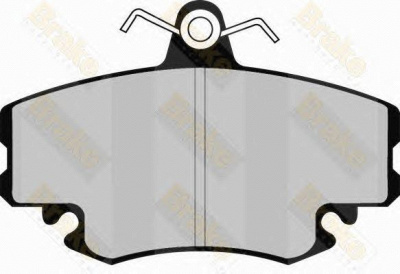 BRAKE ENGINEERING pa339 -  Комплект тормозных колодок, дисковый тормоз